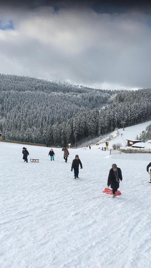 Appartement An Der Erlebniskappe Mit Fahrradkeller Winterberg Luaran gambar