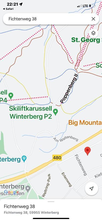 Appartement An Der Erlebniskappe Mit Fahrradkeller Winterberg Luaran gambar