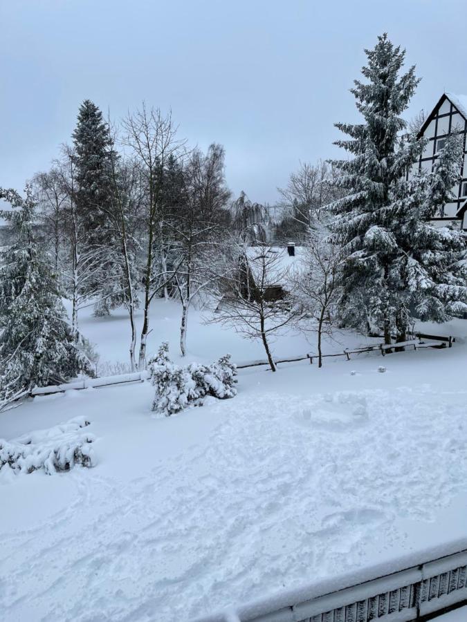 Appartement An Der Erlebniskappe Mit Fahrradkeller Winterberg Luaran gambar